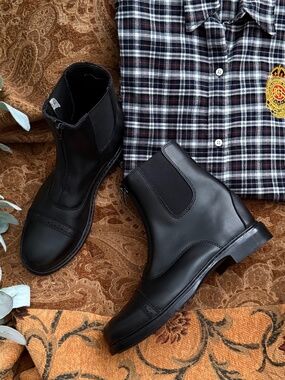 TuffRider Starter Paddock Boots ⭐️NEW Never Worn Zip Elastic Side Gussets